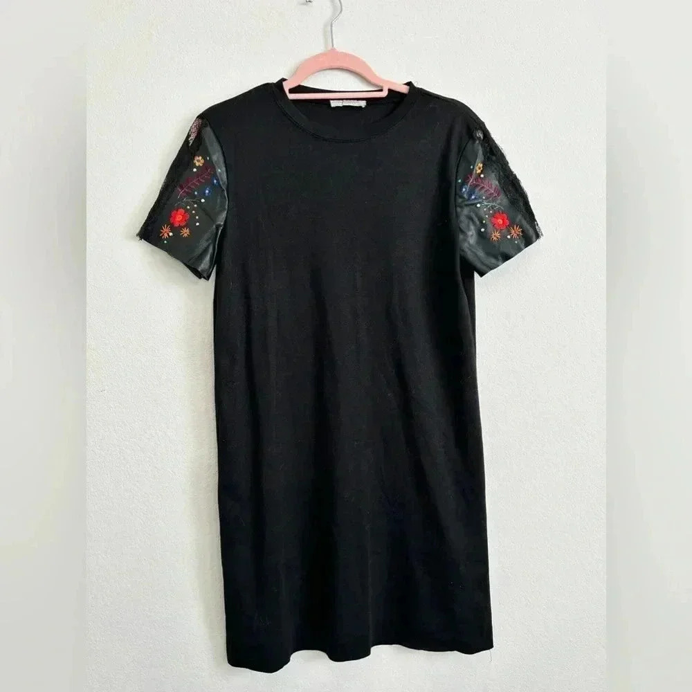 Zara Trafaluc autum- winter 17-18 black dress